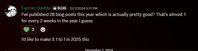 Gadda's discord proclamation