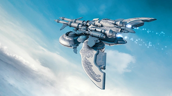 the airship Strahl from Final Fantasy 12