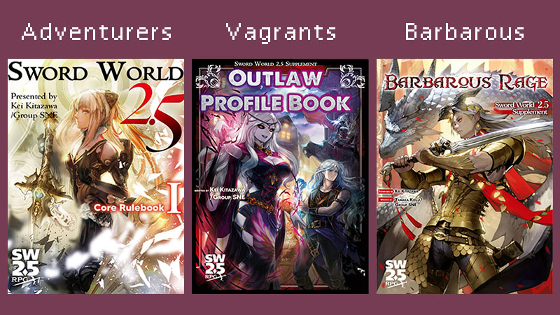 the covers of three