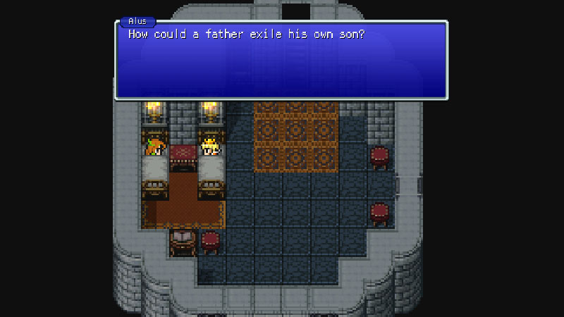 "How could a father exile his own son?"