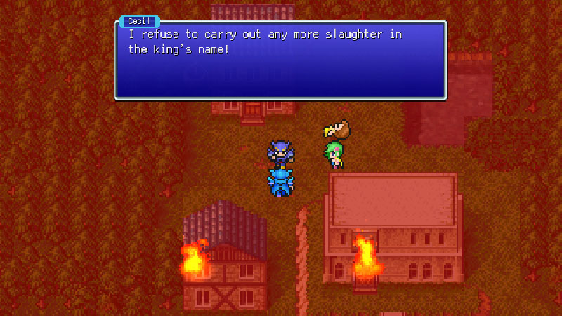 "I refuse to carry out any more slaughter in the king's name!"